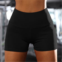 Load image into Gallery viewer, Hot Women Casual Solid Elastic High Waist Push Up Fitness Yoga Shorts Running Gym Stretch Sports Short Pants