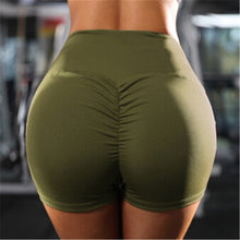 Load image into Gallery viewer, Hot Women Casual Solid Elastic High Waist Push Up Fitness Yoga Shorts Running Gym Stretch Sports Short Pants