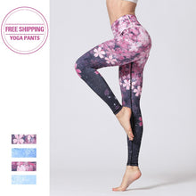 Load image into Gallery viewer, Print Yoga Pants Women Unique Fitness Leggings Workout Sports Running Leggings Sexy Push Up Gym Wear Elastic Slim Pants