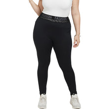 Load image into Gallery viewer, 5XL Women Plus Size Casual Legging Winter Lady Solid Black Jeggings Stretchy Fitness Leggings Large Size Running Sport Pant D30