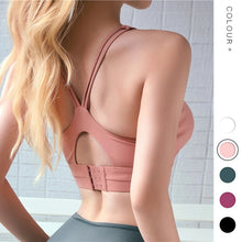 Load image into Gallery viewer, 2019 Sports Bra Women Solid Yoga Tank Crop Top Fitness Push up Gym Shockproof Adjustable Shirt Running Athletic Fast Dry Vest