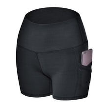 Load image into Gallery viewer, Sexy Push Up Yoga Shorts Women High Waist Fitness Jogger Short With Side Pocket Solid Sport Running Workout Gym Shorts