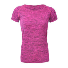 Load image into Gallery viewer, Women Yoga Shirts Clothing for Sport Jerseys Fitness Short Sleeve T Shirt Gym Running Exercises Quick Dry Tees Female Yoga Tops