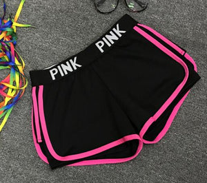 ALBREDA Letter Sports runing Shorts Women Yoga Shorts Push Hips Sexy Middle Waisted Gym Fitness Elastic Quick Dry Running Shorts