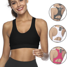 Load image into Gallery viewer, Women Compression Sports Bra with Phone Pocket Push Up Underwear Top Female Gym Fitness Running Sport Bh Yoga Shirt Bras SEXYWG